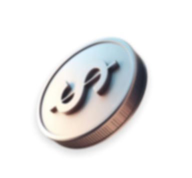 Blurred stablecoin illustration